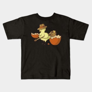 Easter Chick with Bouzouki Kids T-Shirt